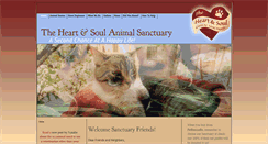 Desktop Screenshot of animal-sanctuary.org