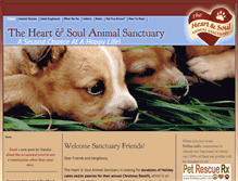 Tablet Screenshot of animal-sanctuary.org